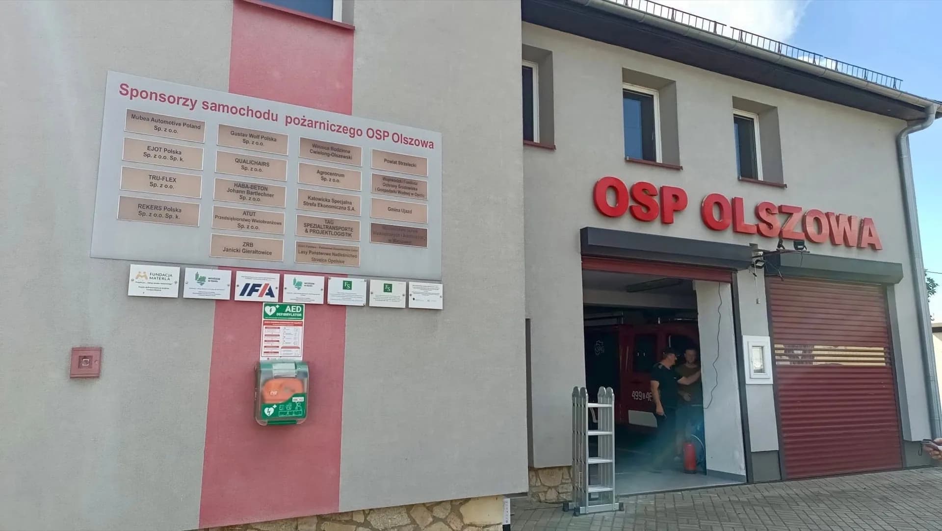 Gmina Ujazd — OSP Olszowa i OSP Ujazd KSRG