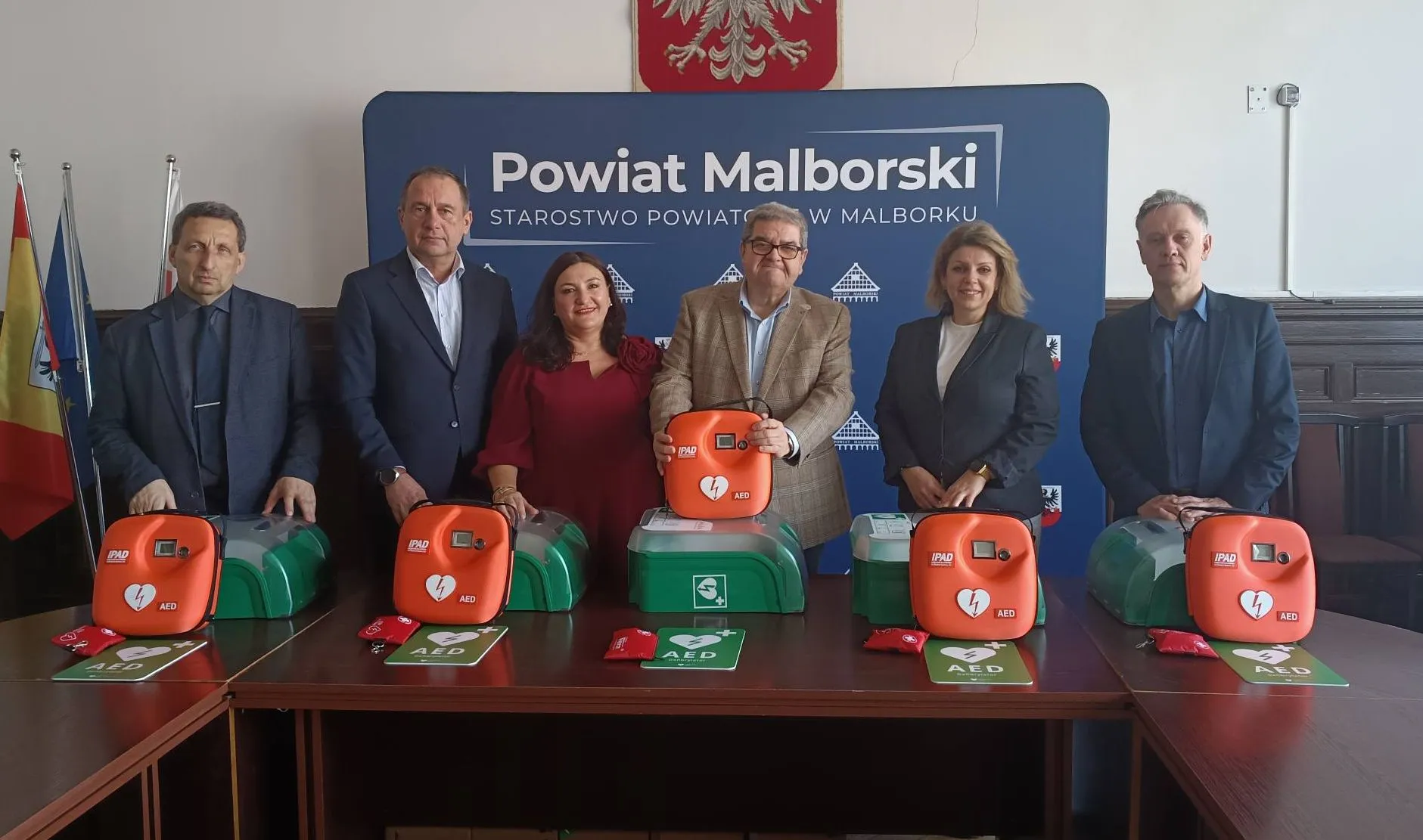 Powiat Malborski — sieć AED